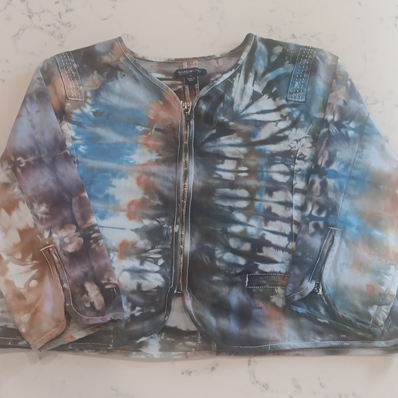 Tie Dye Denim Jacket - Picture 2 of 8